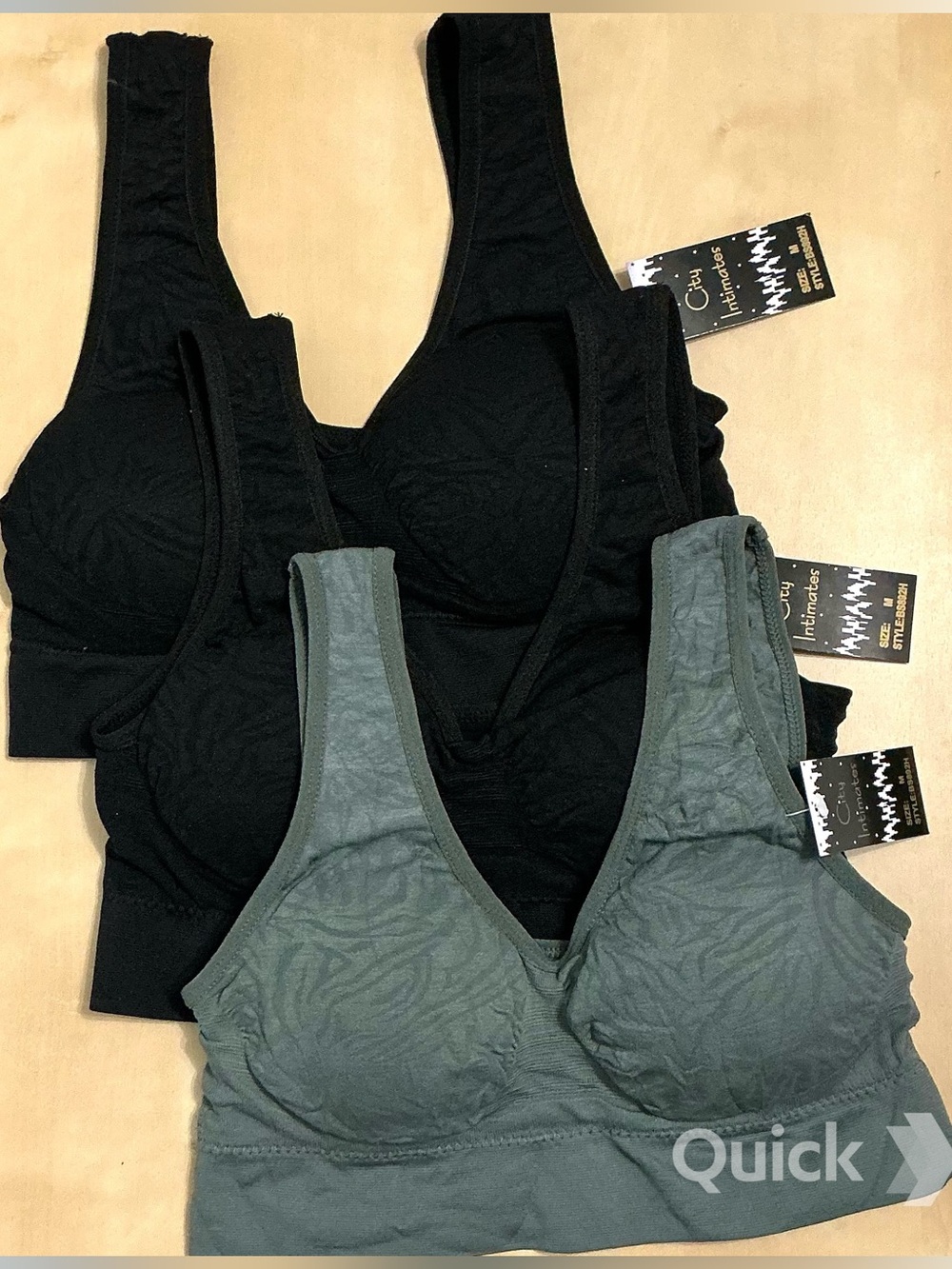 NWT Wireless Sports Bralettes Bras -  3 pcs set